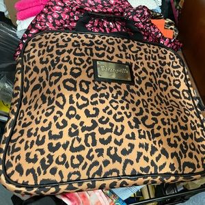 Betsy Johnson computer Bag animal print